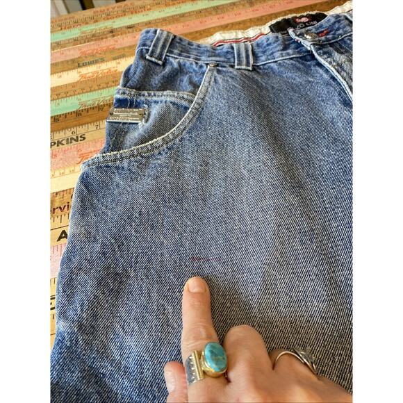 VTG Ecko Unltd Jeans Mens 34 Denim Carpenter Extra Wide Leg Baggy Streetwear Y2K - Picture 4 of 16